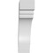 Ekena Millwork 3-in. W x 12-in. D x 12-in. H Pescadero Architectural Grade PVC Knee Brace BRCP03X12X12PEC - alternate 2